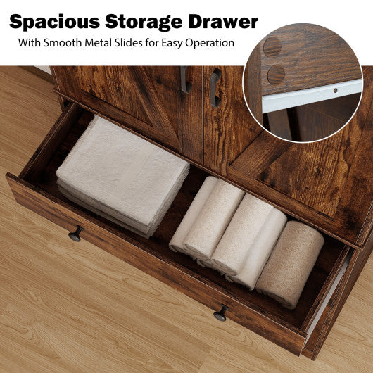 Cube TV Stand for TVs up to 50 Inch Media Console Table with Storage Shelves-White