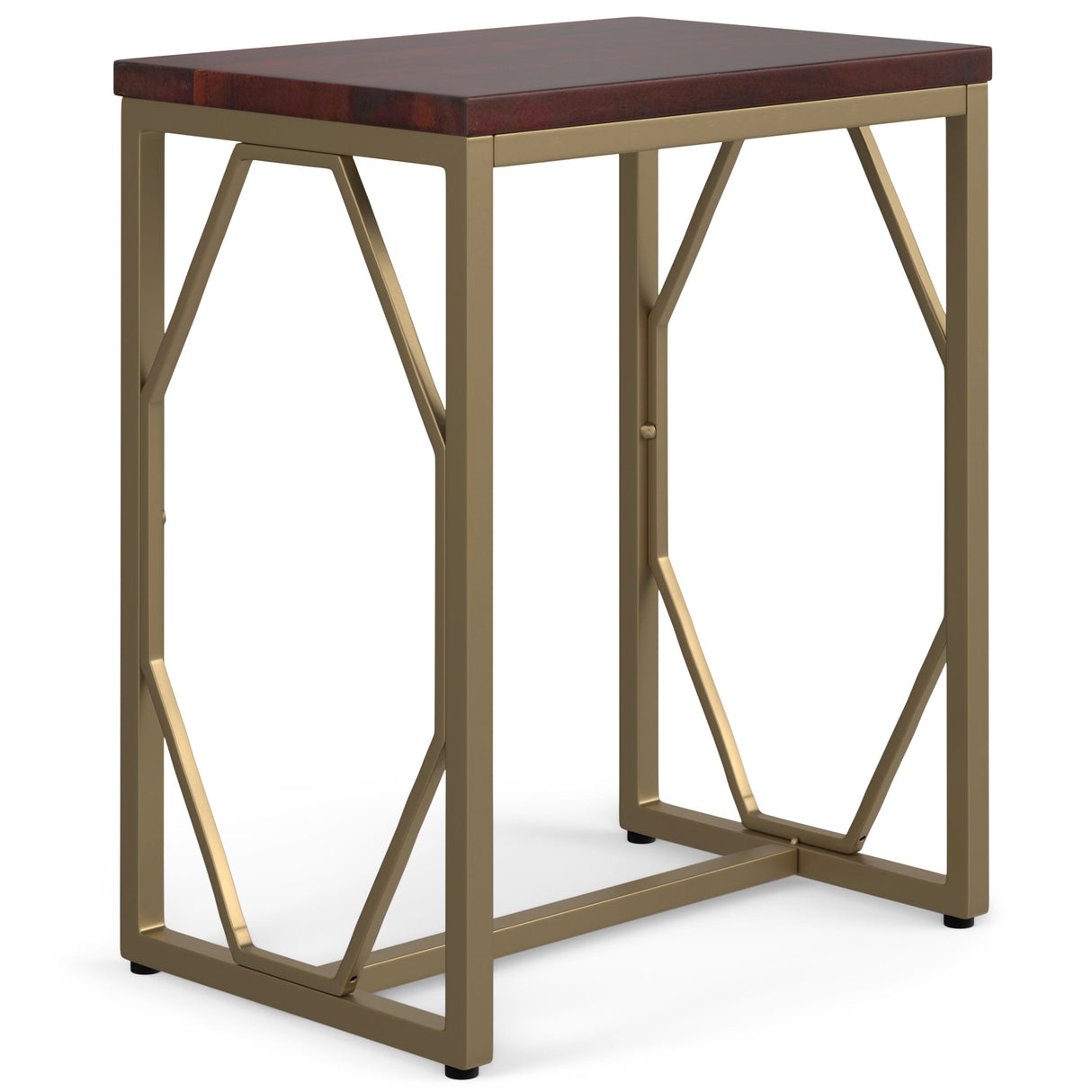Selma - Handcrafted Metal And Wood Accent Table by Couch.com