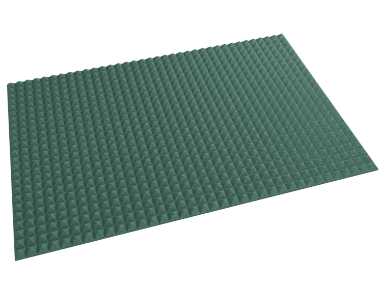 2 Inch Acoustic Foam Pyramid Style Panels - 13 Color Options