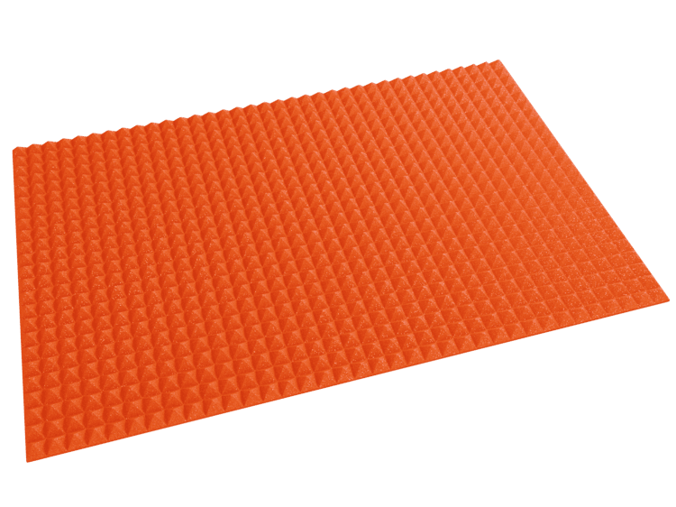 2 Inch Acoustic Foam Pyramid Style Panels - 13 Color Options