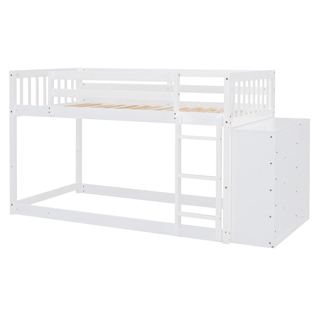 Bunk Bed With 4 Drawers And 3 Shelves by Couch.com