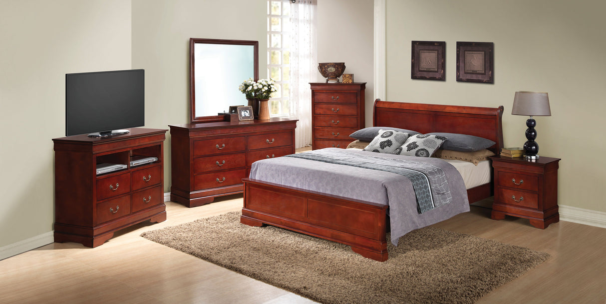 Sleigh Bed With Low Footboard by Couch.com