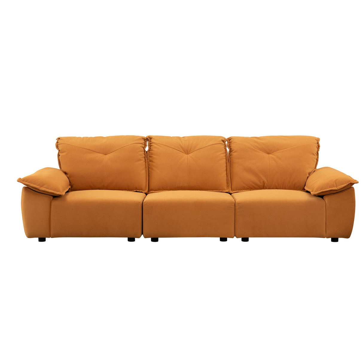 Modern Sofa With Removable Pillowcase And Backrest by Couch.com
