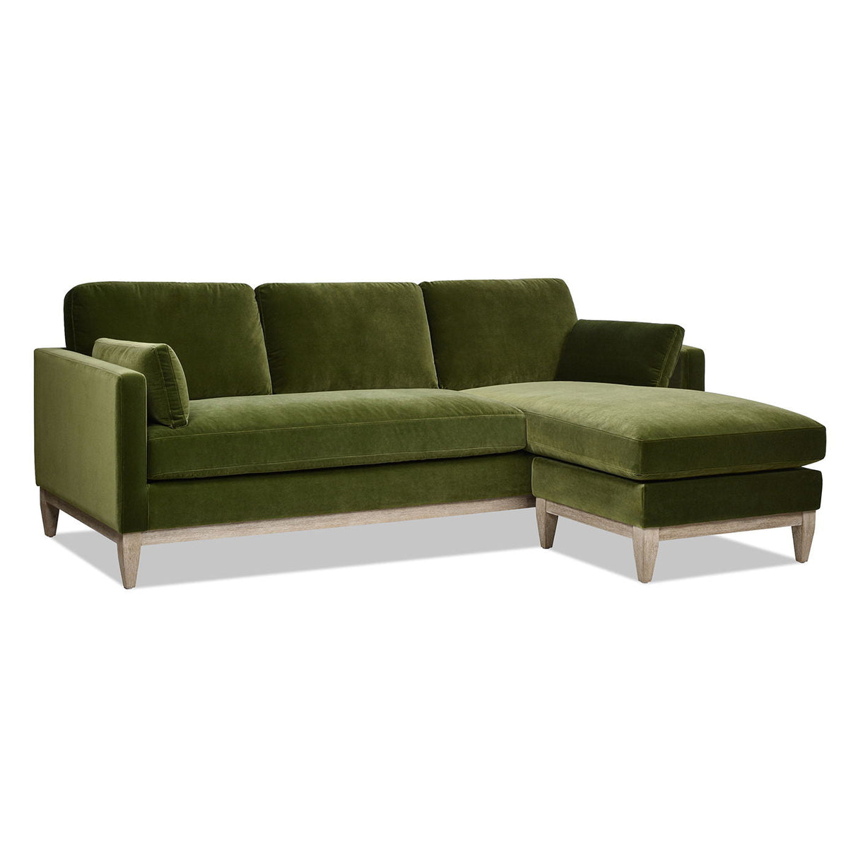 Knox - Modern Farmhouse Reversible Chaise Sectional Sofa by Couch.com