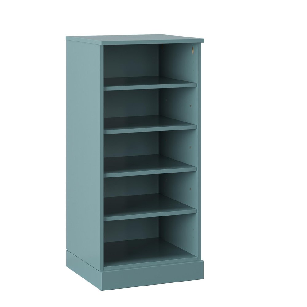 White Ten Pair Solid WoodShoe Storage Cabinet