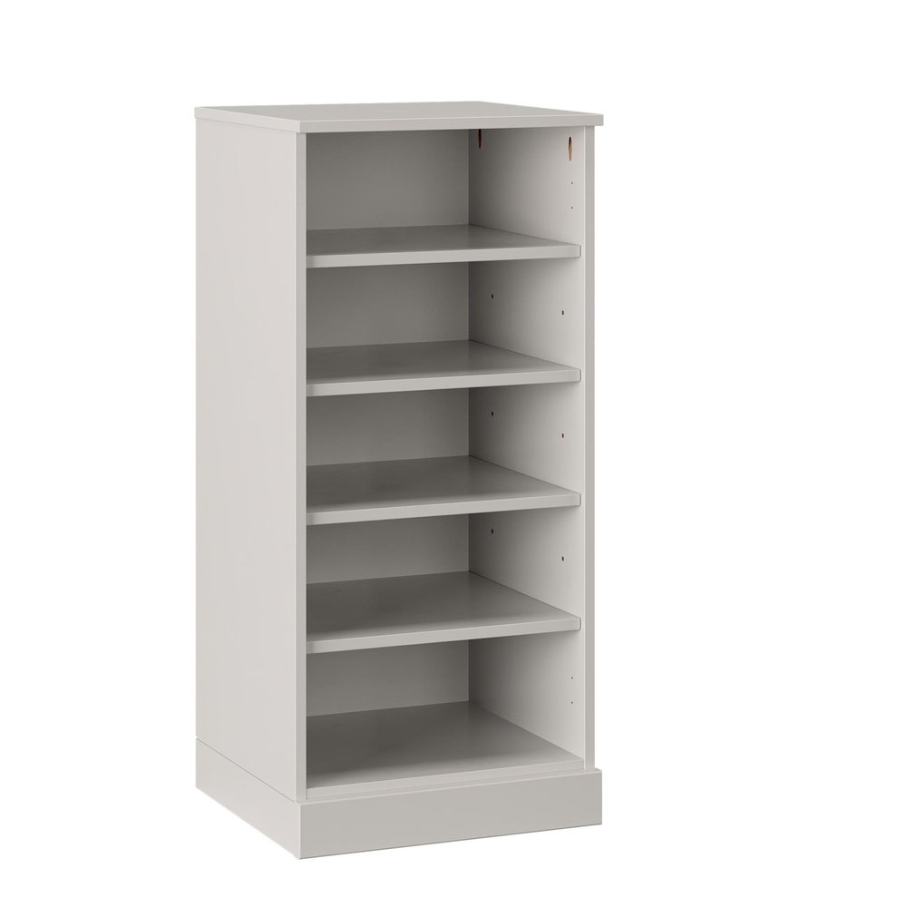 White Ten Pair Solid WoodShoe Storage Cabinet