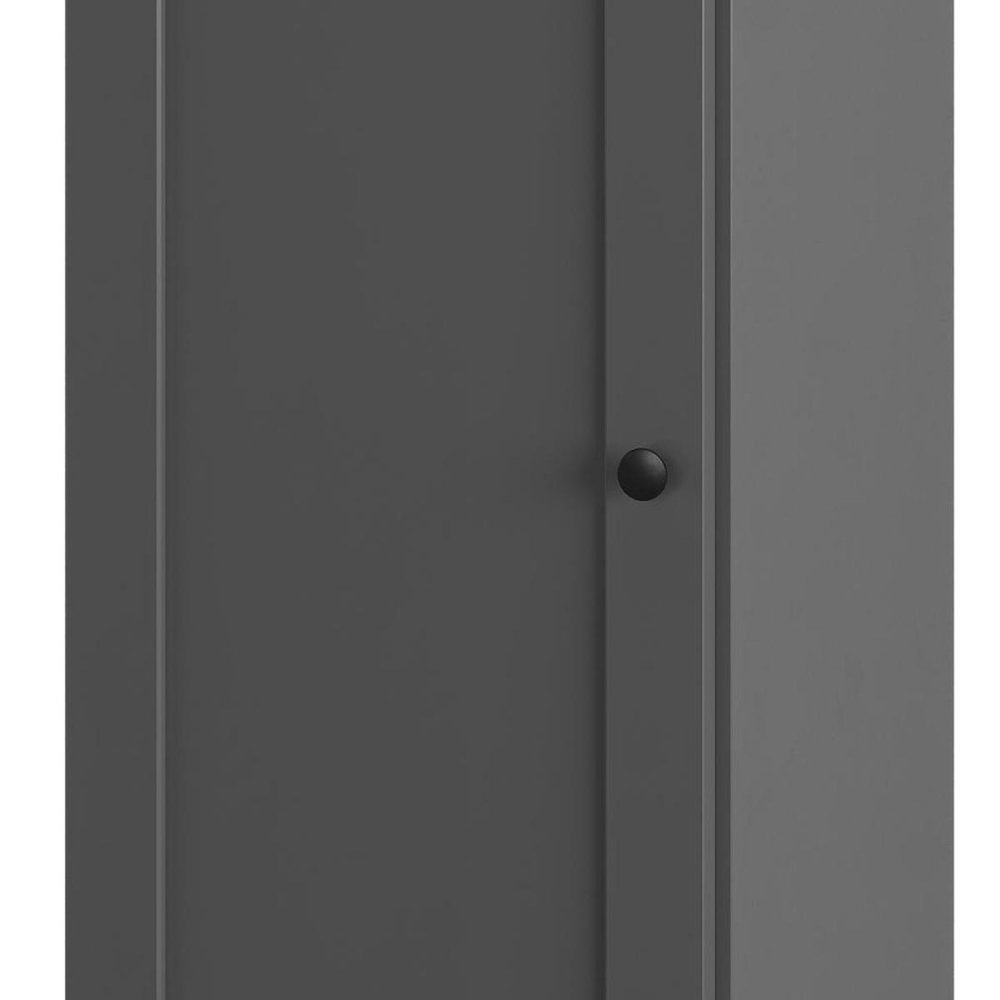 Gray Ten Pair Solid WoodShoe Storage Cabinet