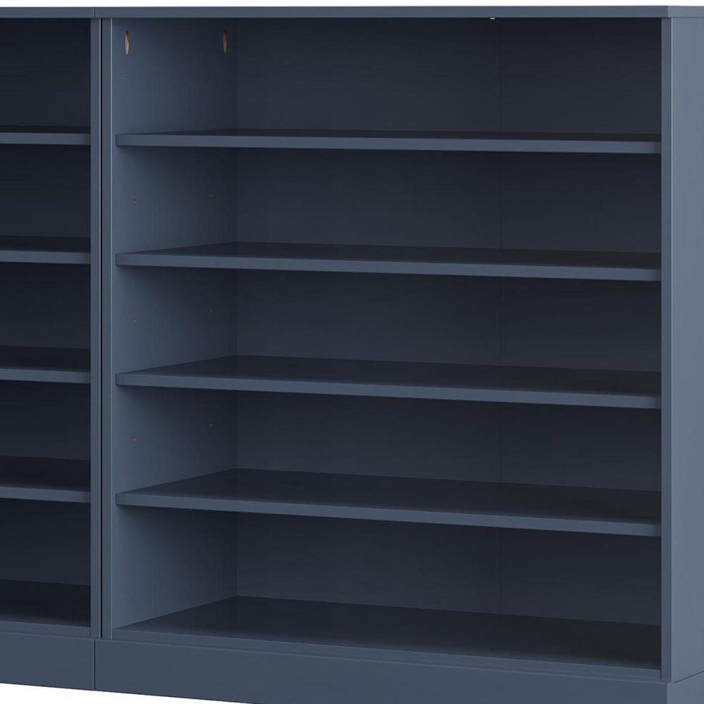 French Blue 30 Solid WoodShoe Storage Cabinet