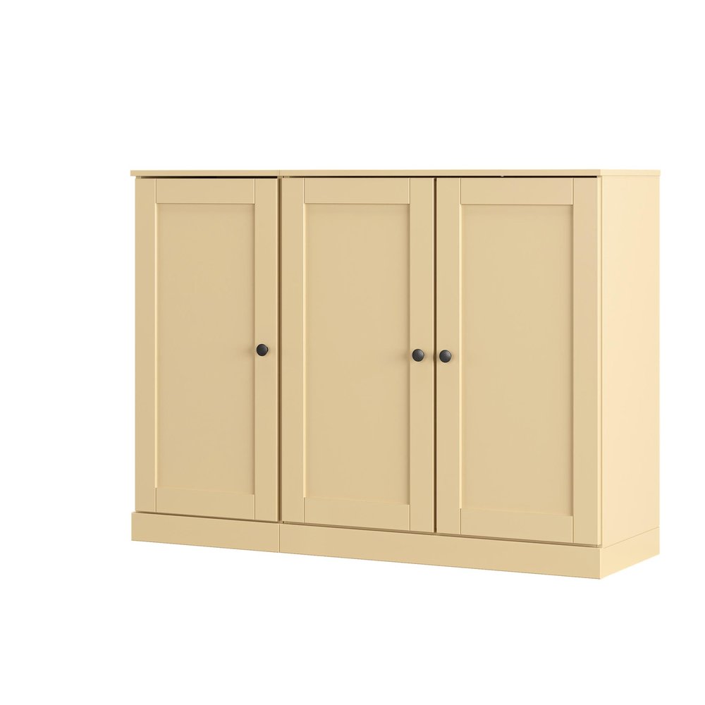 Yellow 30 Solid WoodShoe Storage Cabinet