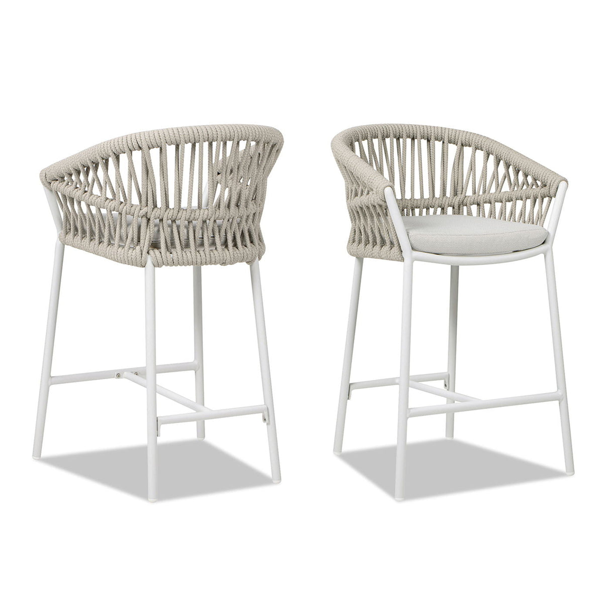 Maiden - Patio Counter Stool Sunproof Olefin (Set of 2) by Couch.com