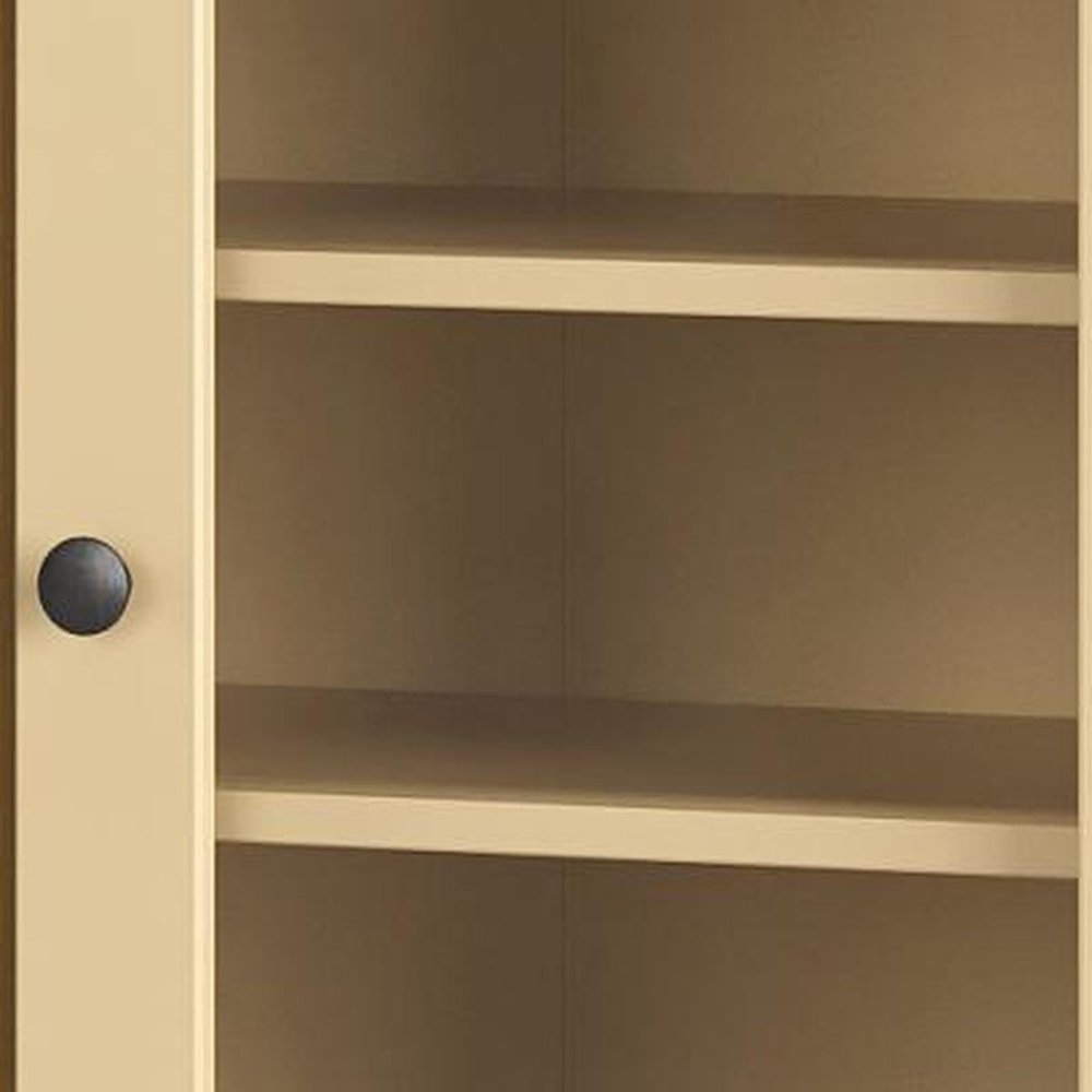 Yellow 30 Solid WoodShoe Storage Cabinet