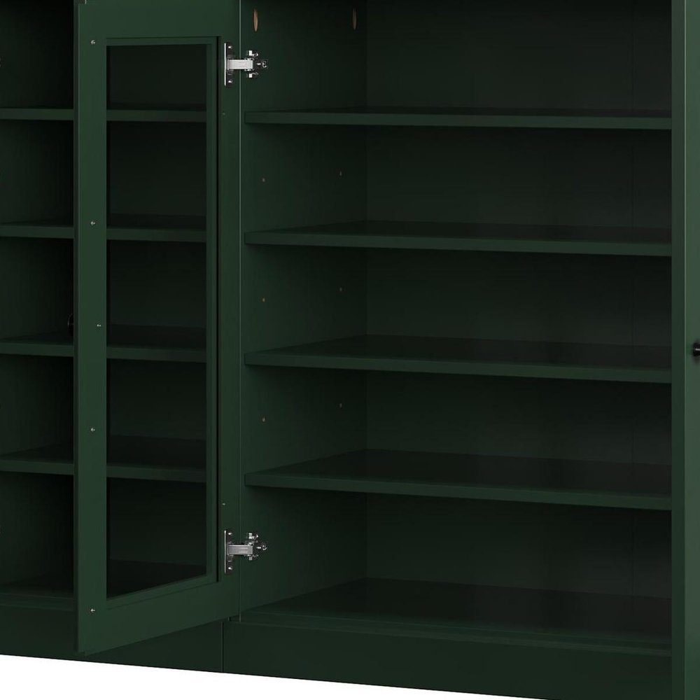 Green 30 Solid WoodShoe Storage Cabinet