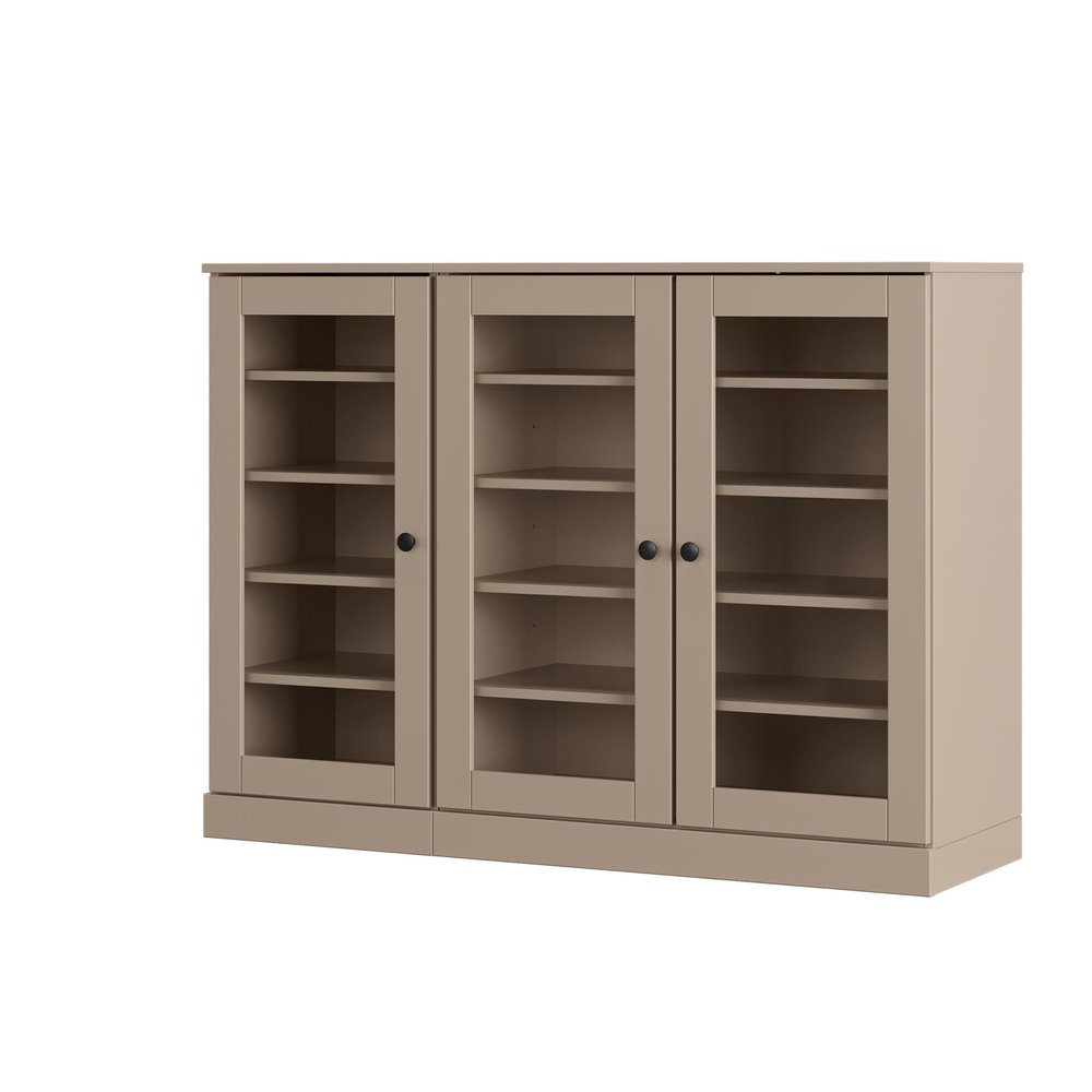 Beige 30 Solid WoodShoe Storage Cabinet