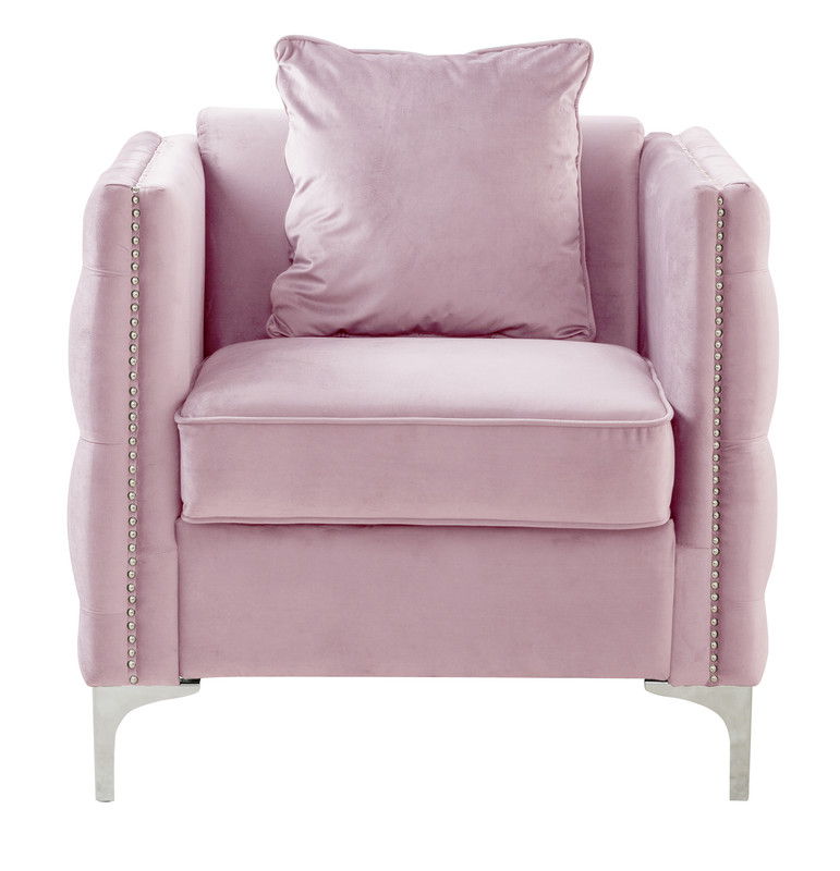 Bayberry - Velvet Chair With 1 Pillow by Couch.com