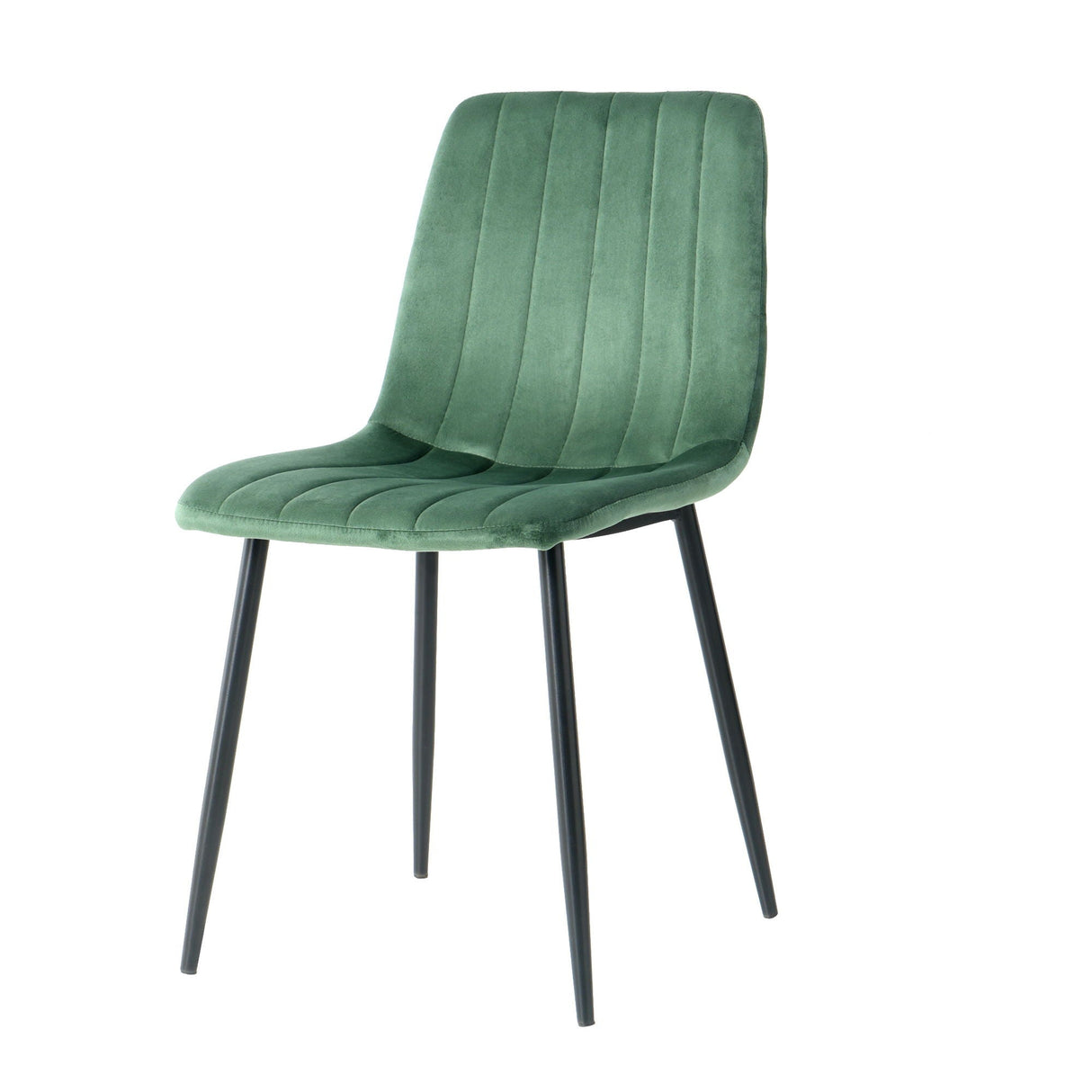 Dining Chair, Modern Kitchen Dining Chair With Cushion Back, Upholstered Side Chair With Coated Metal Legs, Family Kitchen Dining Room And Living Room (Set of 4 by Couch.com