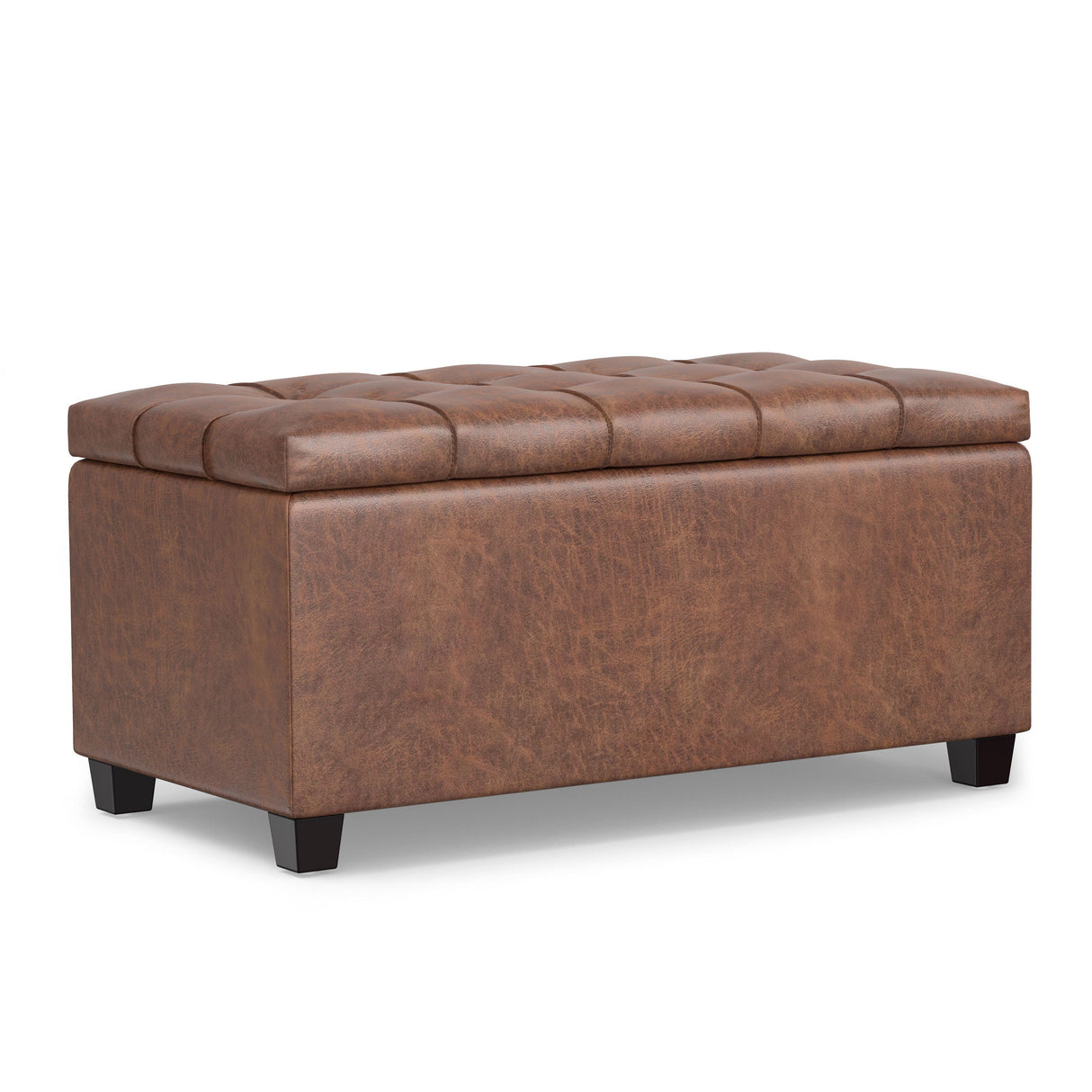 Sienna - Upholstered Storage Ottoman Bench by Couch.com