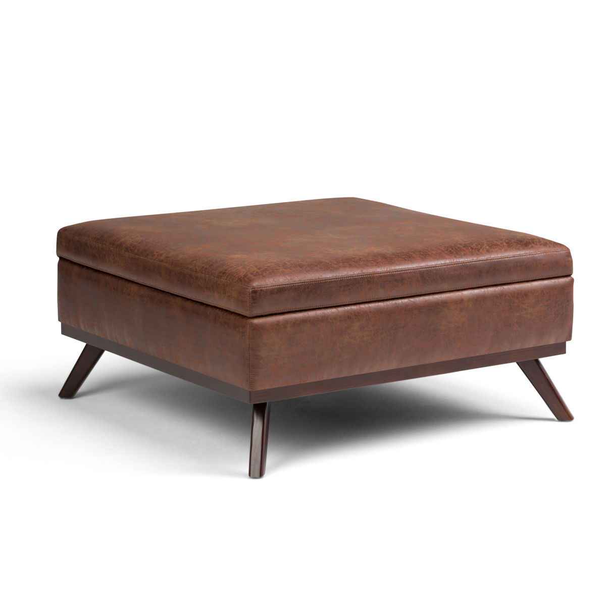 Owen - Multifunctional Square Coffee Table Storage Ottoman by Couch.com