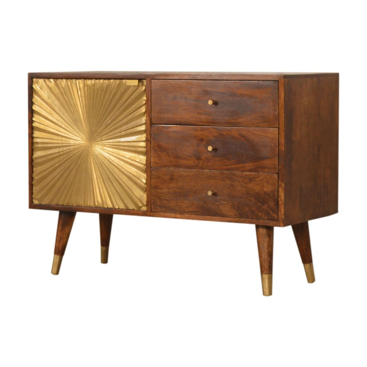 Manila - Sideboard, 3 Drawer - Chestnut by Couch.com