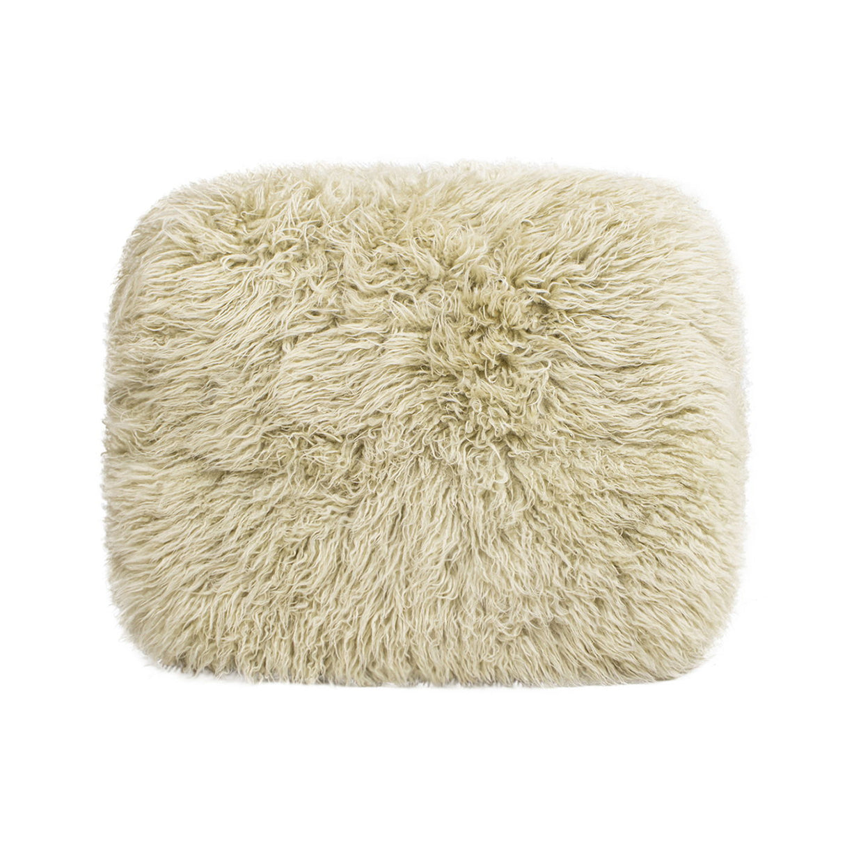 Enchante - New Zealand Sheepskin Rectangular Accent Ottoman - Taupe / Natural by Couch.com