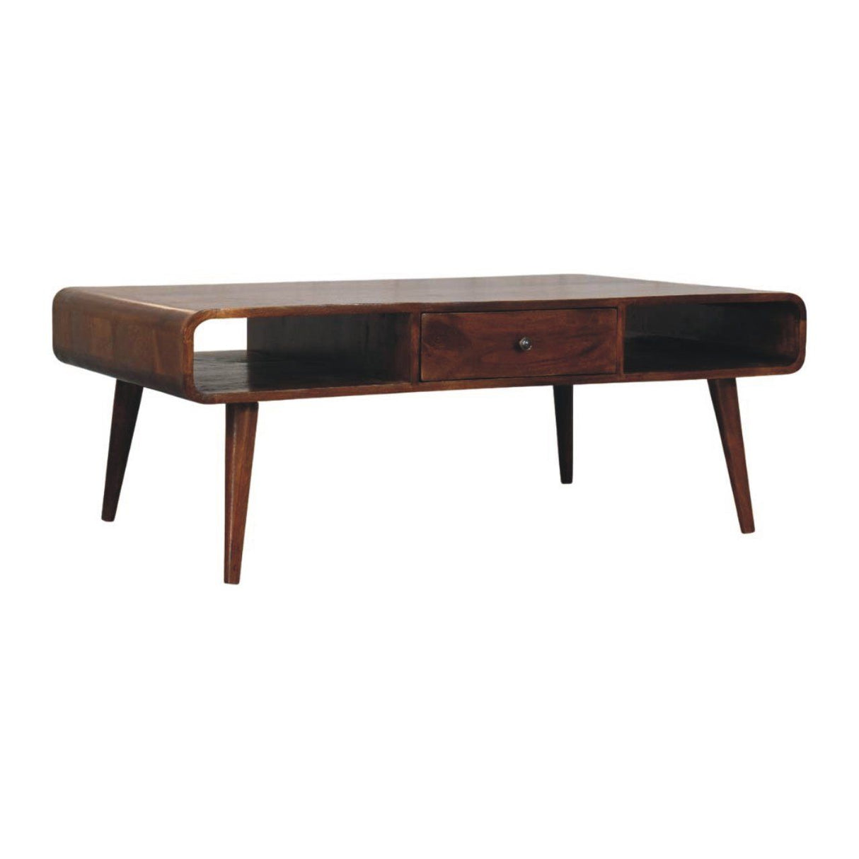 Avora - 2 Drawer Coffee Table - Brown by Couch.com