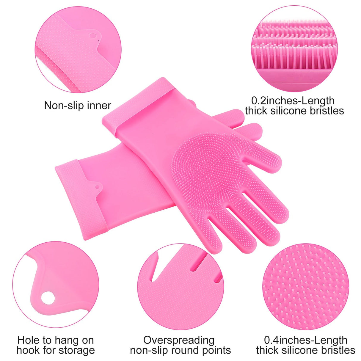 1 Pair Magic Silicone Brush by DirectDeals
