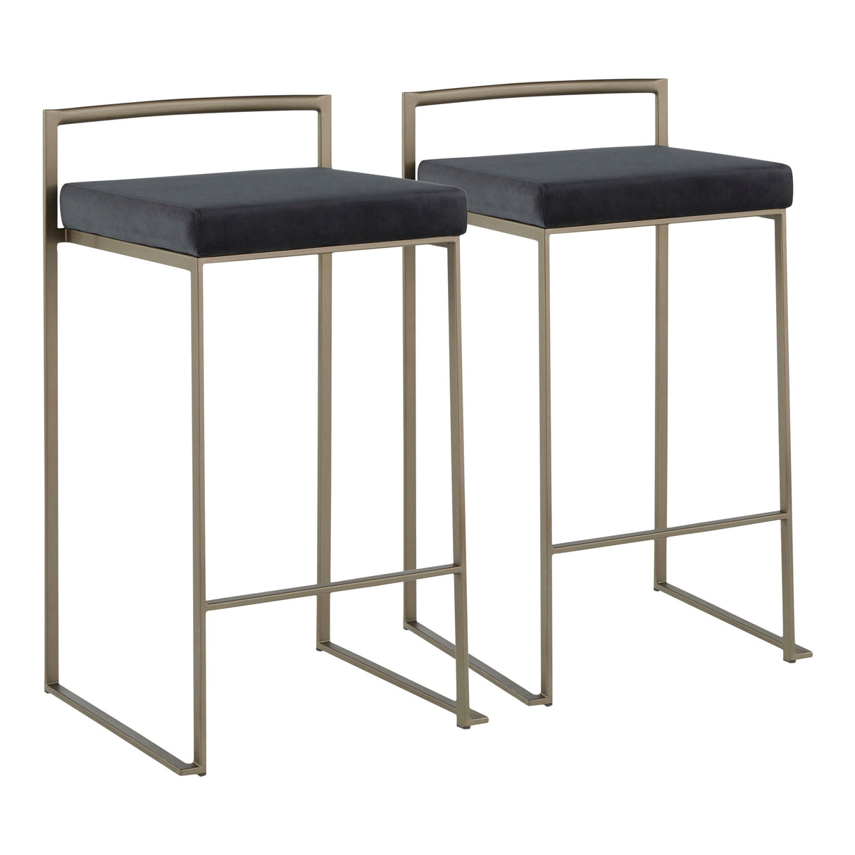 Fuji - Industrial Stackable Counter Stool Elegant Design by Couch.com