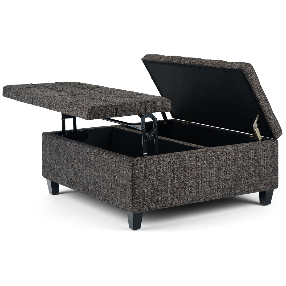 Harrison - Upholstered Coffee Table Storage Ottoman by Couch.com