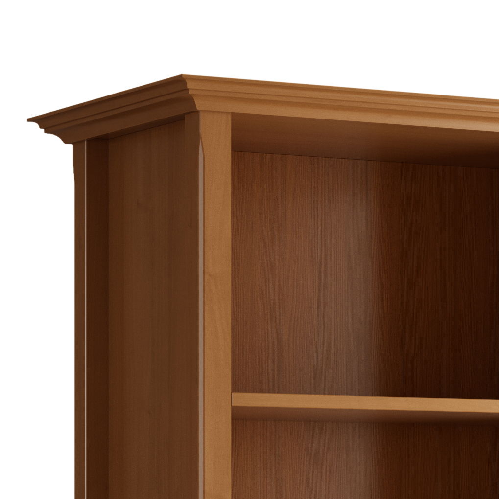 Amherst - 5 Shelf Bookcase - Light Golden Brown by Couch.com