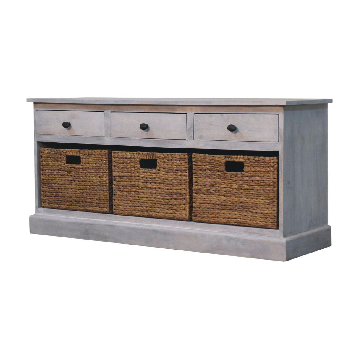 Acid - Basket Storage Cabinet - Gray Ash by Couch.com