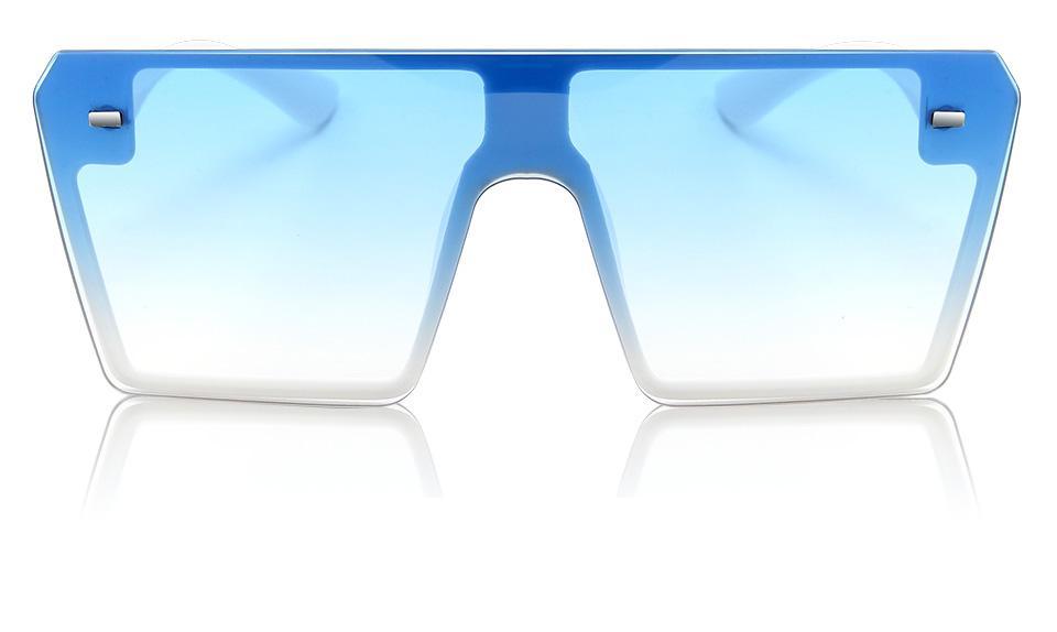NEW Top Oversized Square Modern Woman And Ladies Fashion Retro Gradient Sunglasses With Big Frame And Vintage Eyewear UV400 Protection