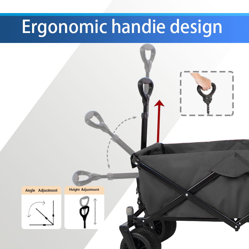 Utility Park Garden Cart Tool Customized Color Folding Camping Trolley Outdoor Picnic Beach Wagon by Couch.com