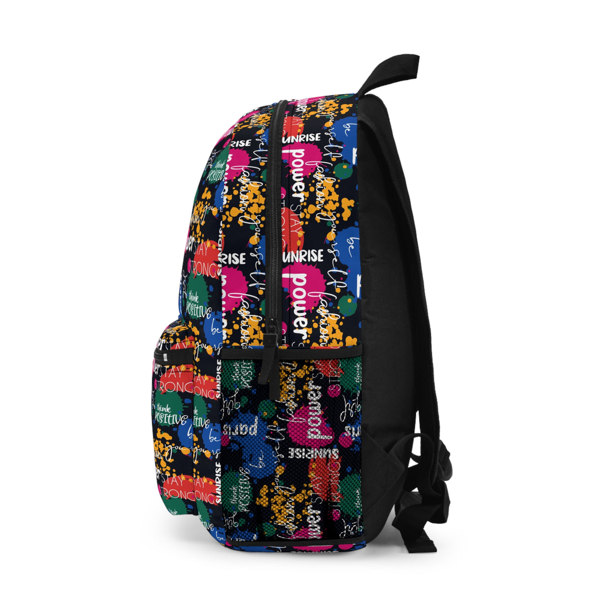 Kids Words of Wisdom Black Backpack
