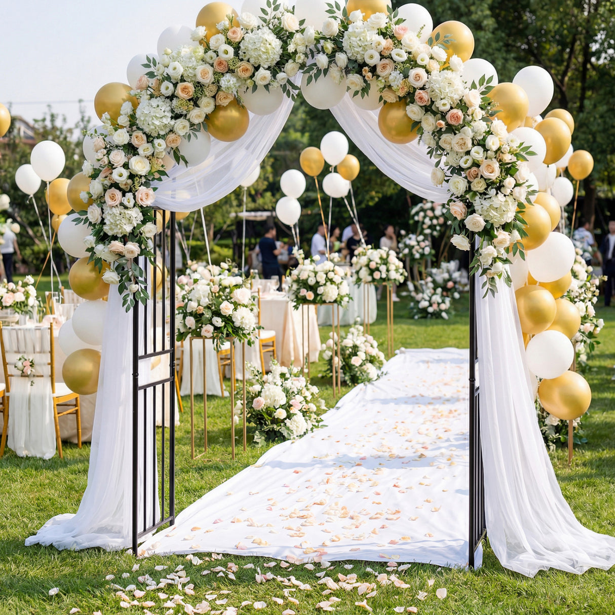 7.2 Feet Garden Decoration Climbing Plants Arch