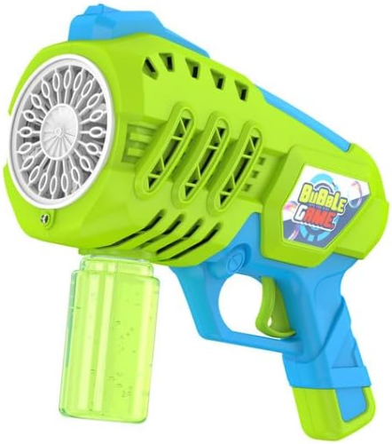 Contixo Bubble Blaster With Refill Solution - Kids Outdoor Fun Toy, Safe & Durable