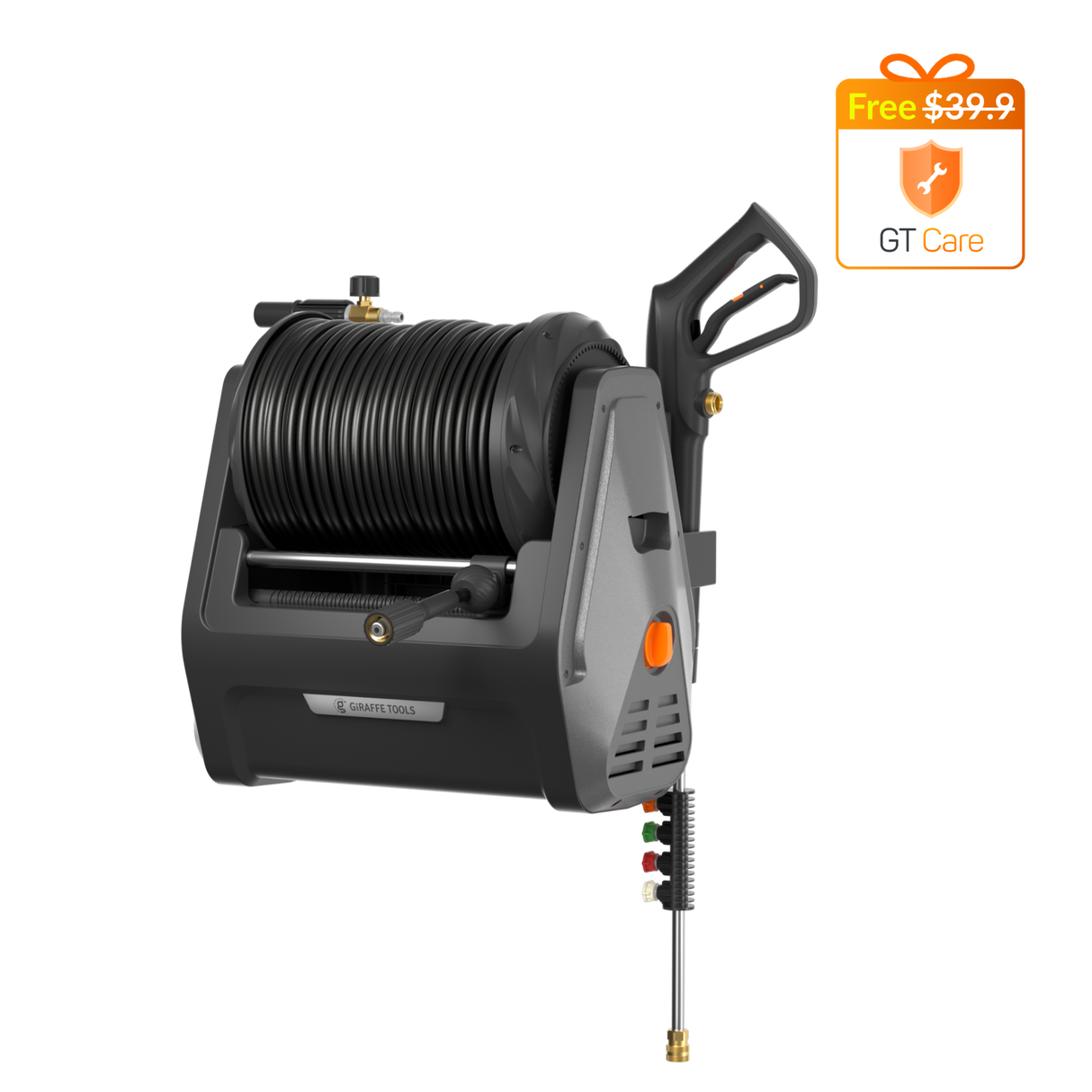 Grandfalls Retractable Pressure Washer Essential