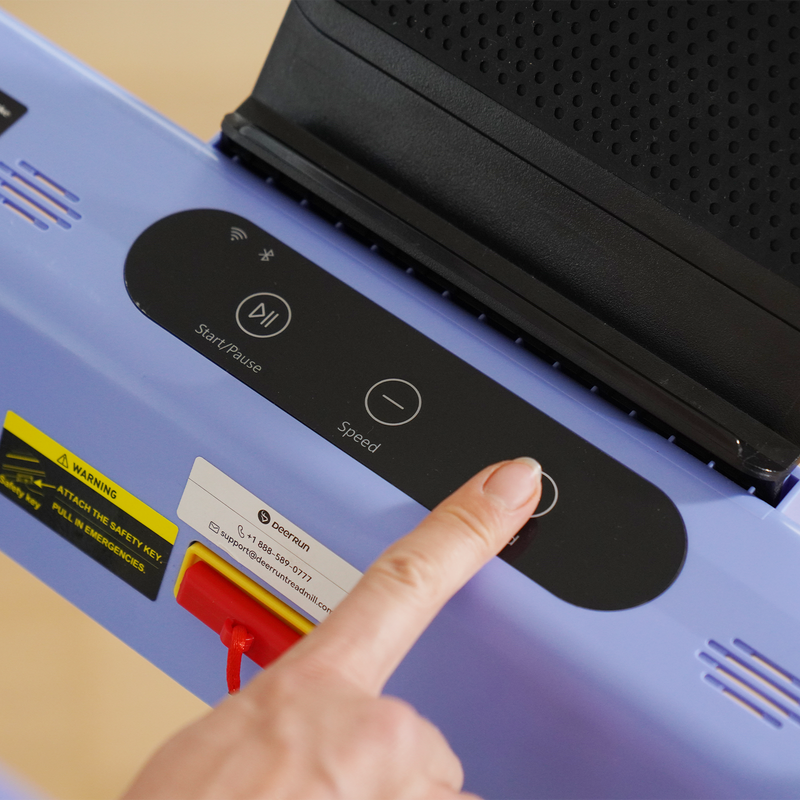 DeerRun All-New 2026 A1 Pro Move+ 6% Incline Foldable Treadmill——Upgraded Chip & NFC Support | 350Lbs, 10mph Blue