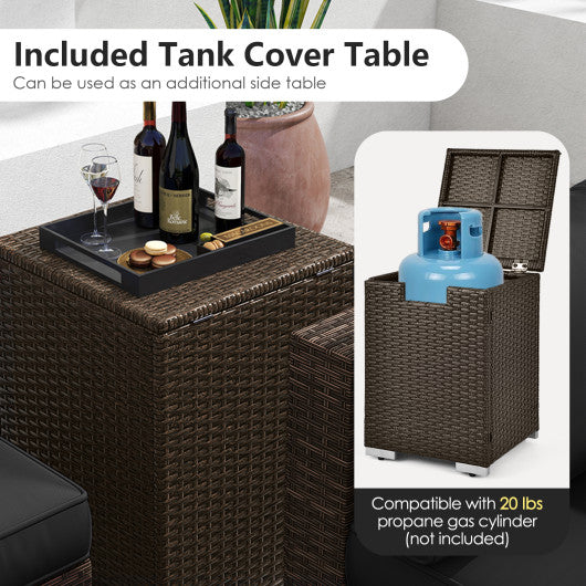 10 x 10 FT Pop up Canopy Tent with Sidewalls and Awning for Party Picnic Event-White