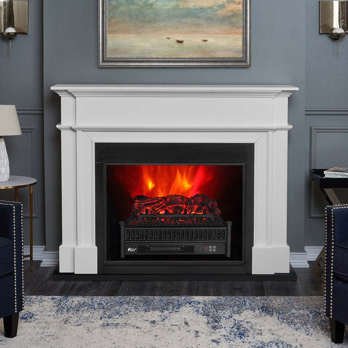 (Open Box) Eternal Flame EF23-PB Electric Fireplace Logs