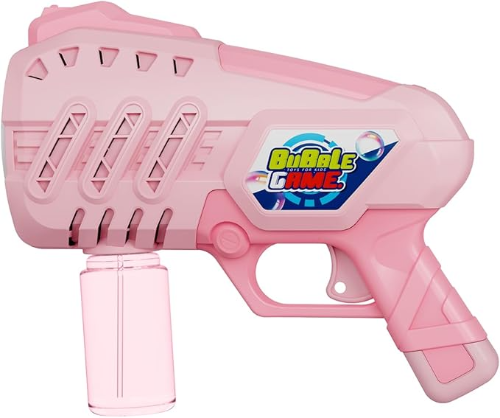 Contixo Bubble Blaster With Refill Solution - Kids Outdoor Fun Toy, Safe & Durable