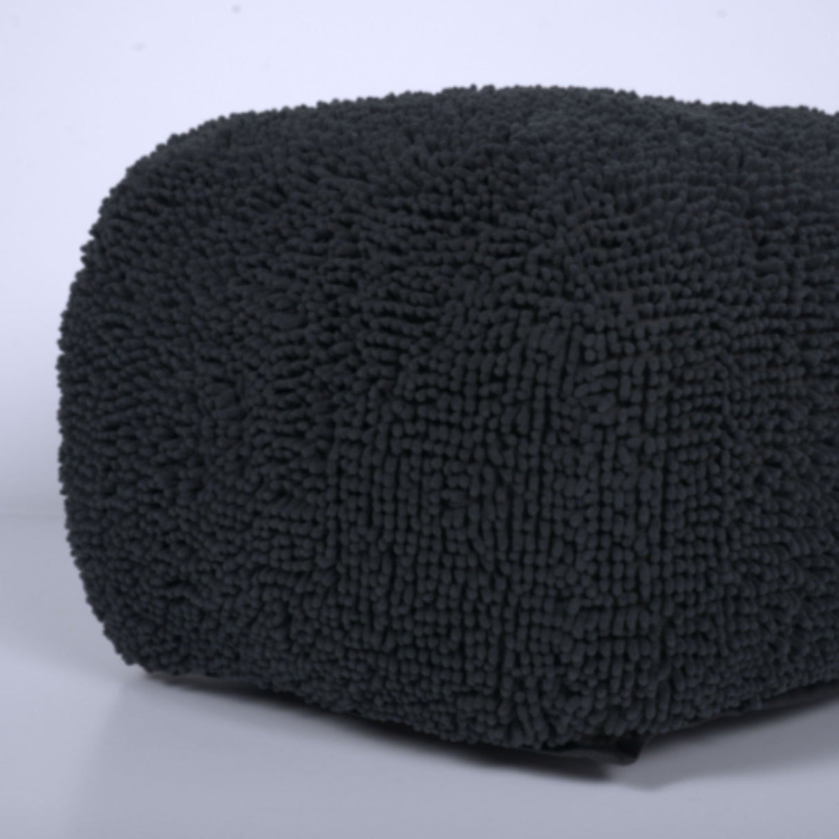 Spongy Microfiber Square Pouf Soft Seating by Couch.com