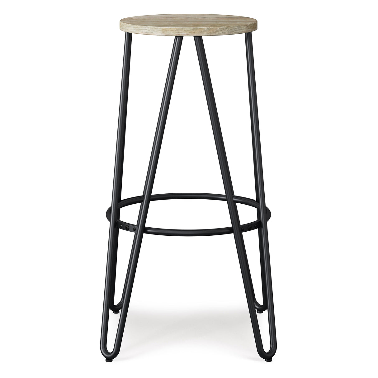 Simeon - Multifunctional Metal Stool With Wood Seat by Couch.com