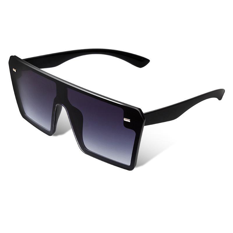 NEW Top Oversized Square Modern Woman And Ladies Fashion Retro Gradient Sunglasses With Big Frame And Vintage Eyewear UV400 Protection