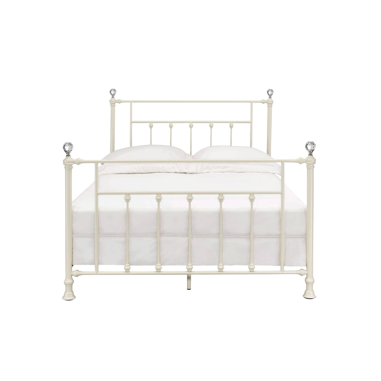 Comet White Finish Full Bed