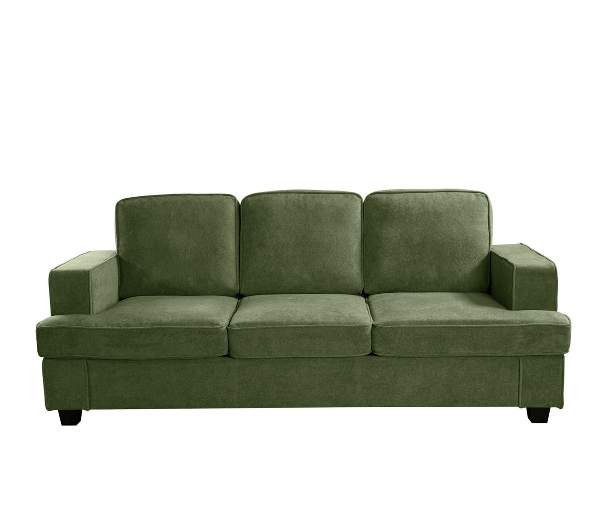Modern Sofa, Comfortable 3 Seater Couch With Deep Seating, Loose Back Cushions, Wide Arms by Couch.com