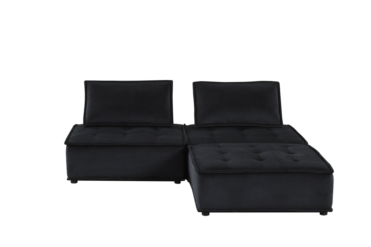 Anna - Stylish Sectional Sofa Ottoman by Couch.com