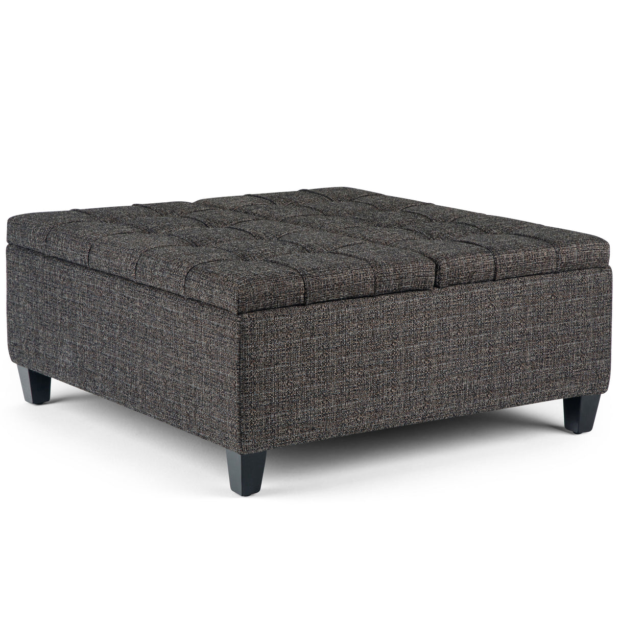 Harrison - Upholstered Coffee Table Storage Ottoman by Couch.com
