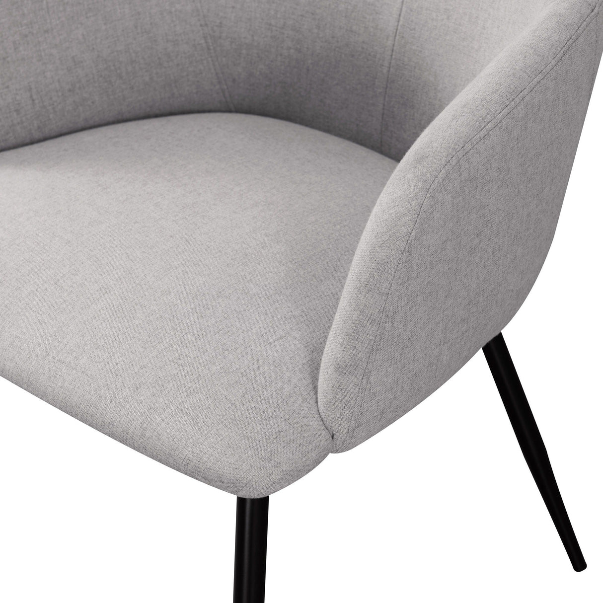 Contemporary Upholstered Woven Dining Chairs by Couch.com