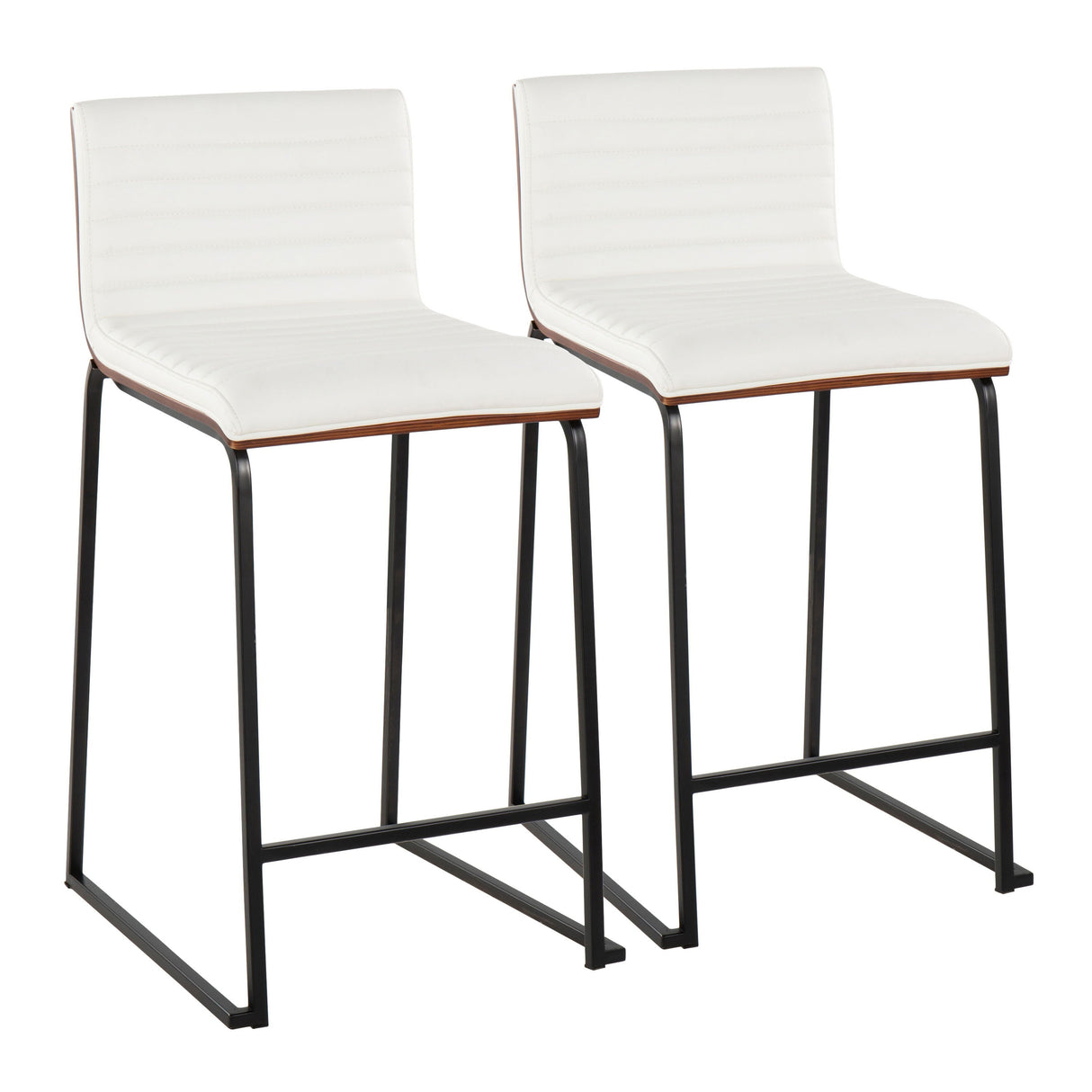 Mason Mara - Contemporary Fixed Height Quality Counter Stool (Set of 2) by Couch.com