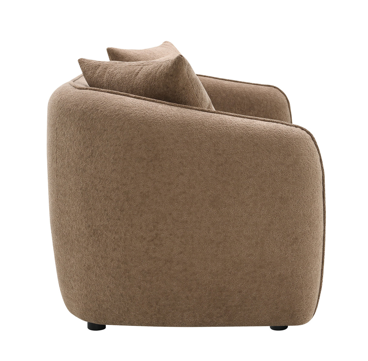 Keith - Chenille Sofa With 3 Matching Color Toss Pillows by Couch.com