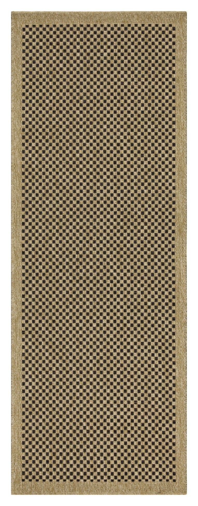 Earth - Indoor / Outdoor Area Rug Polypropylene - Jute / Black by Couch.com